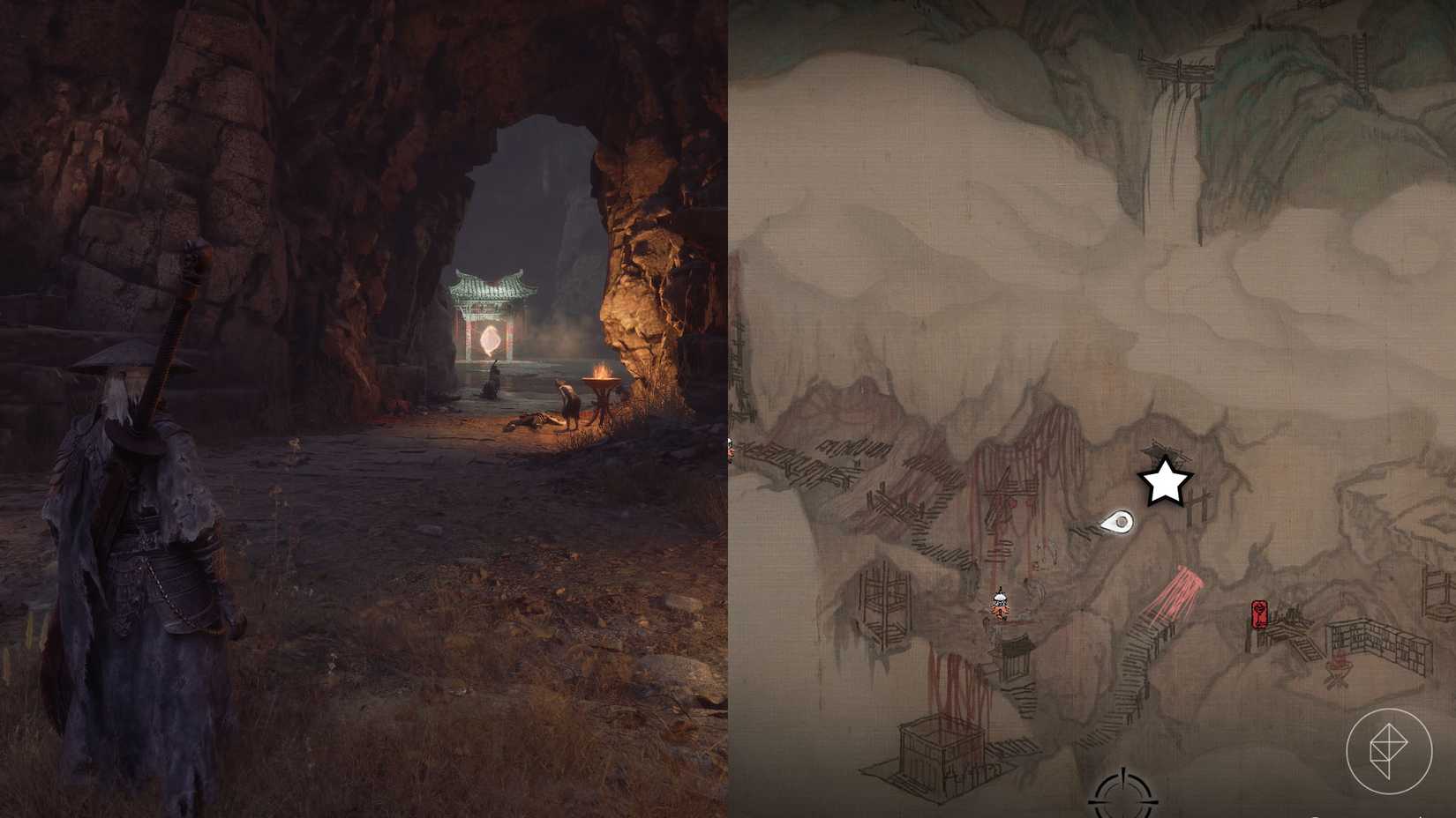 How to open the Crimson Manor in Phantom Blade Zero 19 A Phantom Blade Zero montage showing the location of a spectral gate