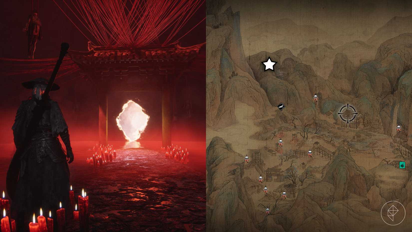 How to open the Crimson Manor in Phantom Blade Zero 20 A Phantom Blade Zero montage showing the location of the second spectral gate