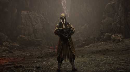 Phantom Blade Zero Is the Perfect Martial Arts Game, For Better or Worse 68 A Phantom Blade Zero screenshot showing a man wearing yellow clothes with his back to the camera