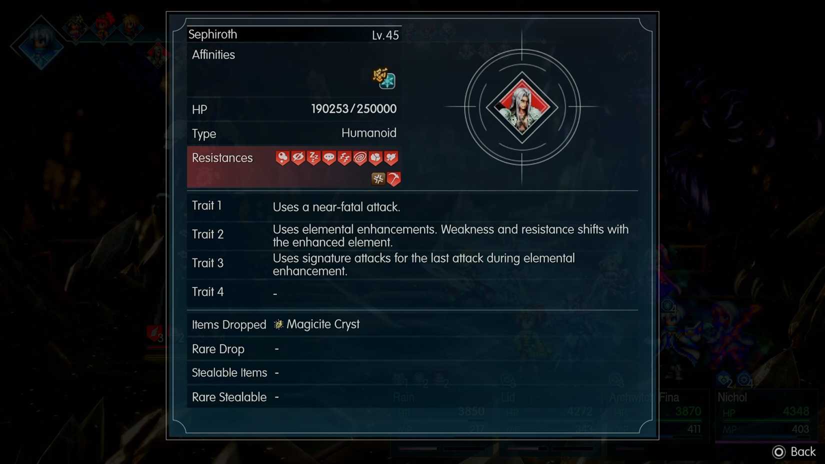 How to get Sephiroth's Vision in Final Fantasy Resonance