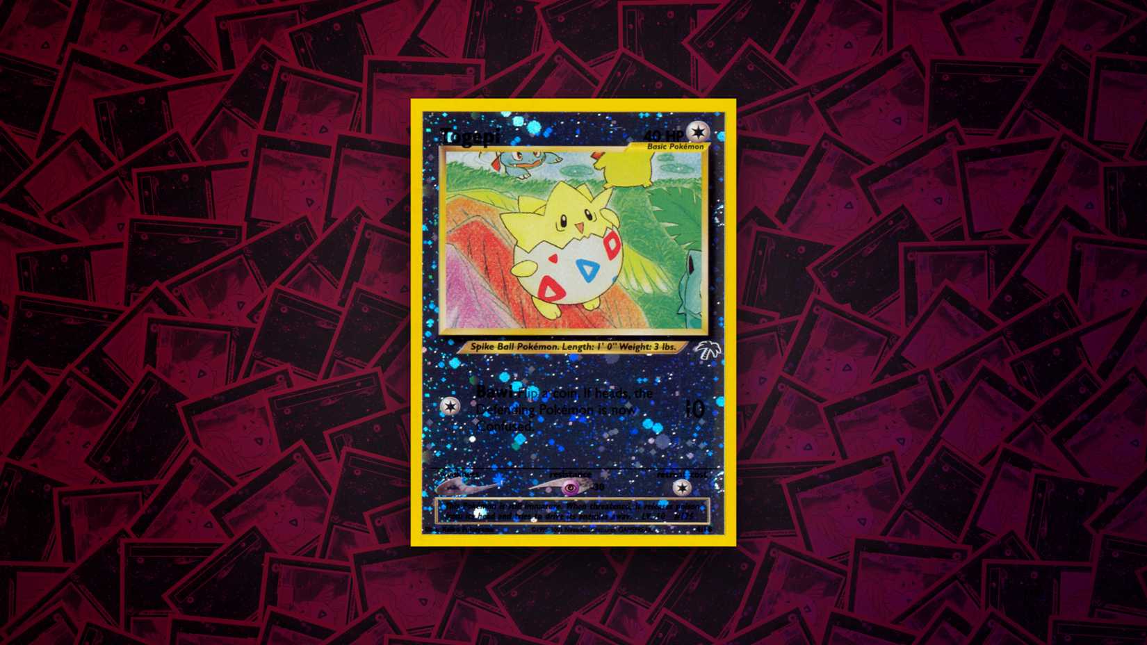 Pokémon TCG Southern Islands Togepi Screenshot