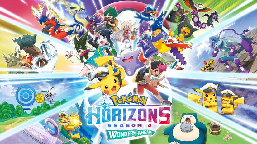 Pokemon Horizons season 4 Wonders Ahead key art