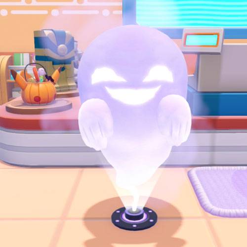The ghost smoke projector event item from Pokémon Pokopia