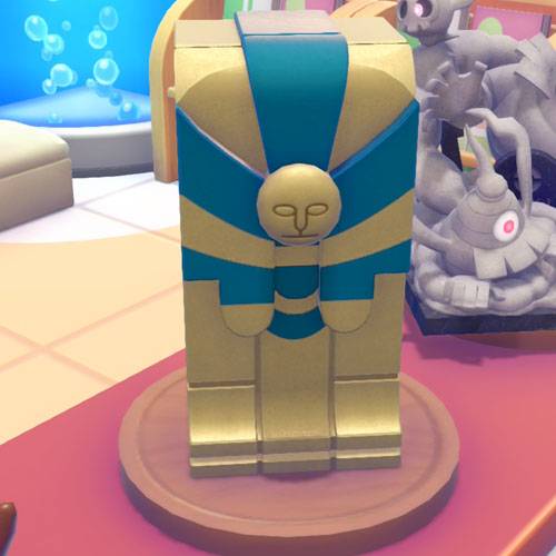 The cofragrigus locker item from Pokémon Pokopia