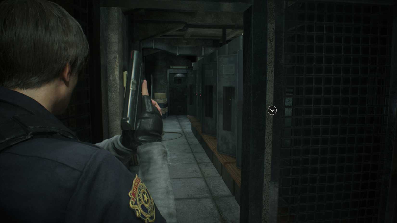 A close-up of Leon's hair in Resident Evil 2 on Switch 2