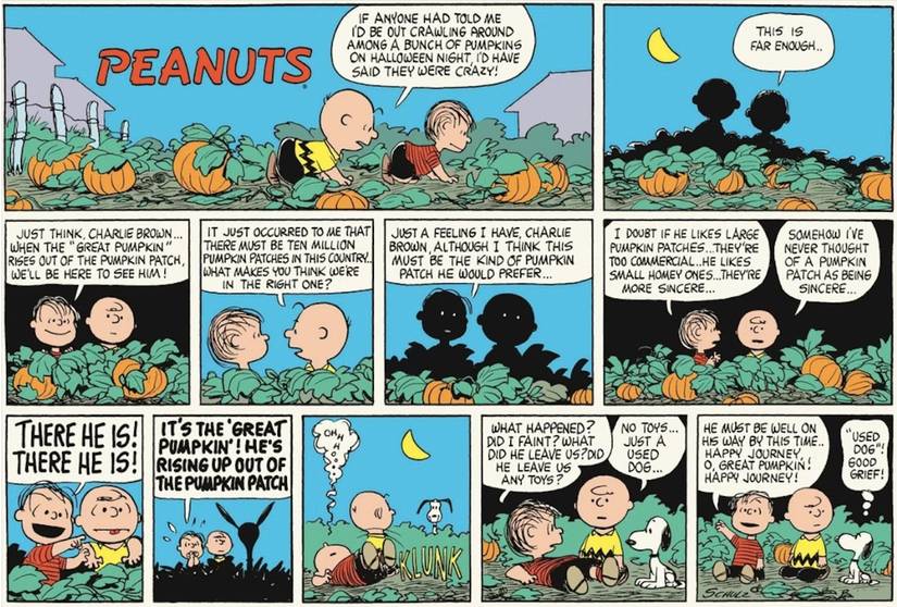 Peanuts Great Pumpkin Linus