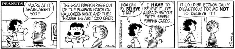 The Best 'Peanuts' Great Pumpkin Comic Strip Came Out 2 Years Before the Famous TV Special