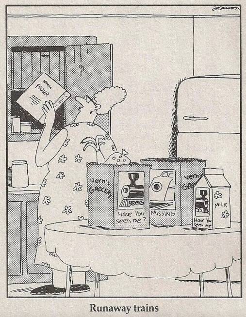 The Far Side Runaway Train