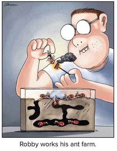 The Far Side Nerdy Kid