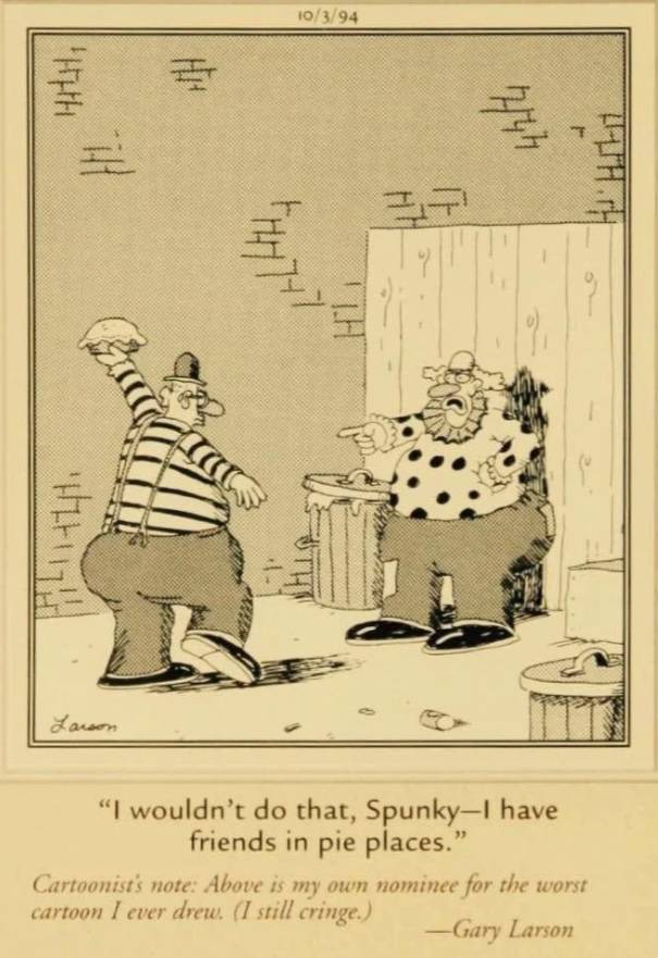 The Far Side Clown