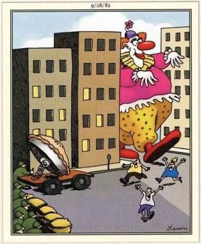 The Far Side Clown