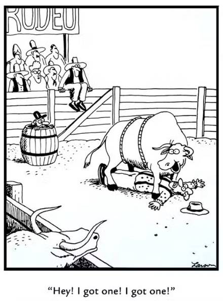 The Far Side Clown