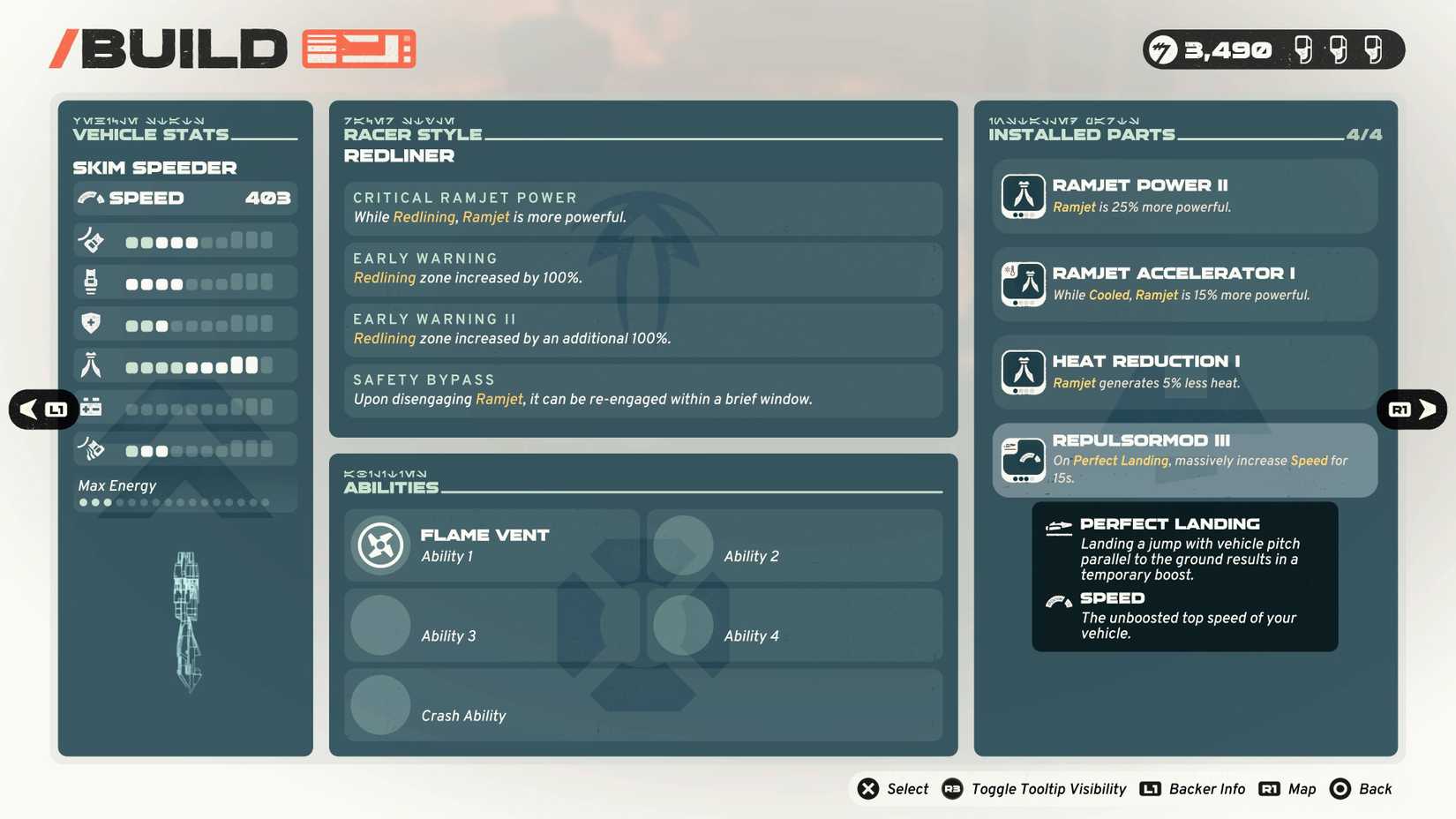 A build in Star Wars: Galactic Racer that is focused on the ramjet.