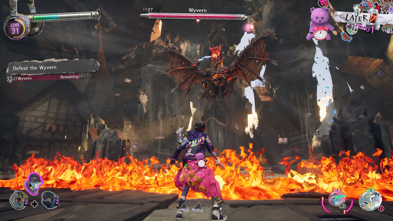 Davy fights a Wyvern in Stupid Never Dies.