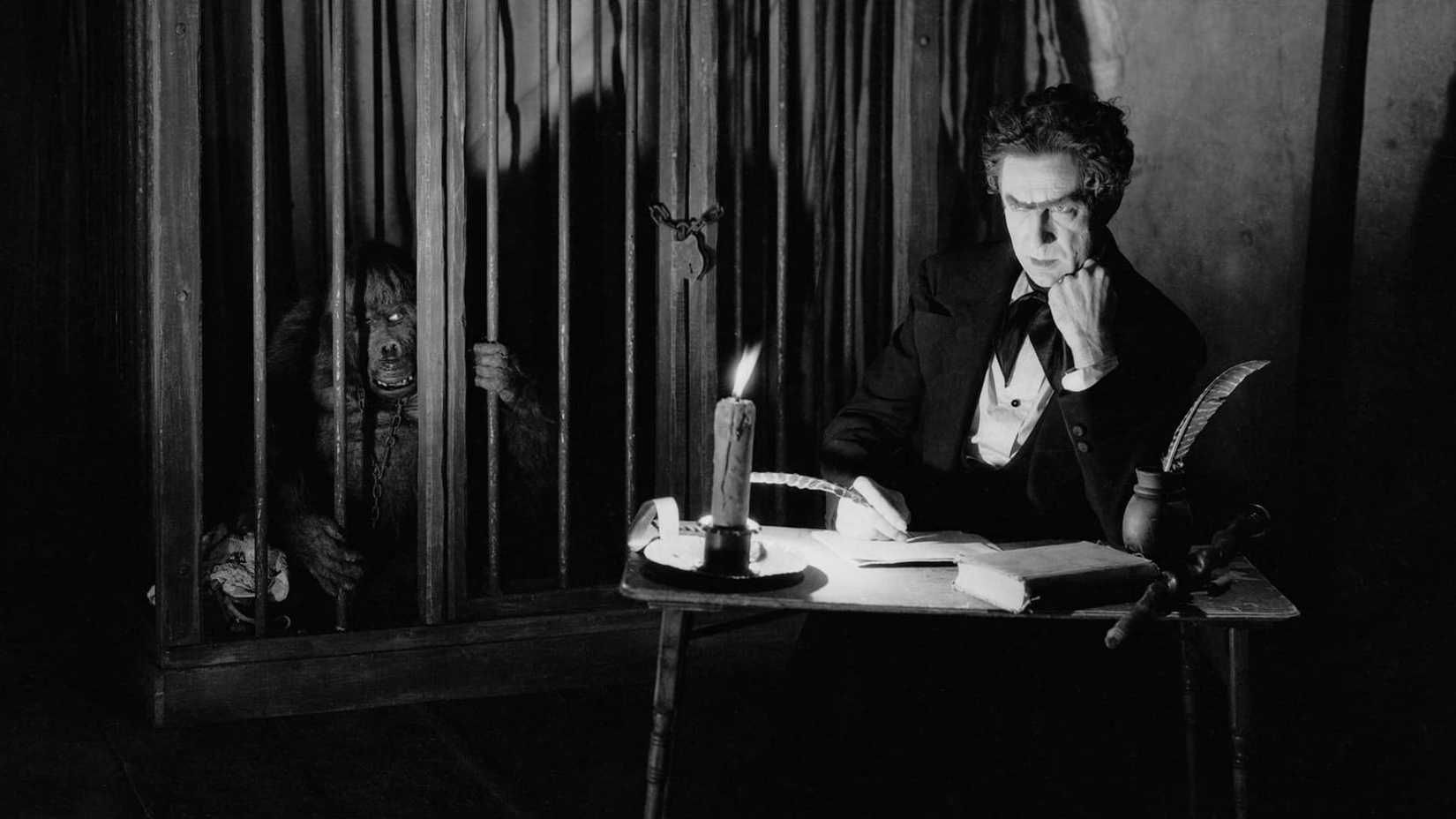 A still from Murders in the Rue Morgue
