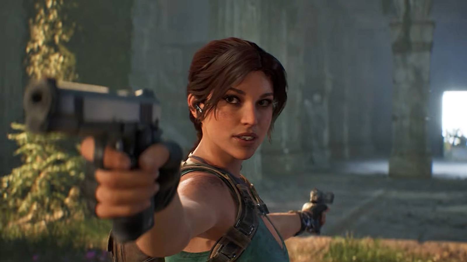 Tomb Raider Legacy of Atlantis 30th Anniversary Teaser Video screenshot of Lara Croft