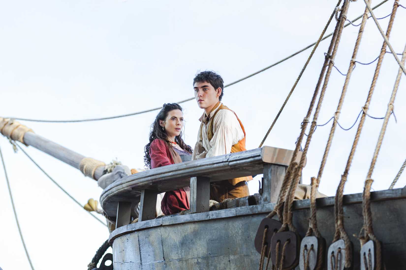 Hayley Atwell and Tom Sweet in Treasure Island