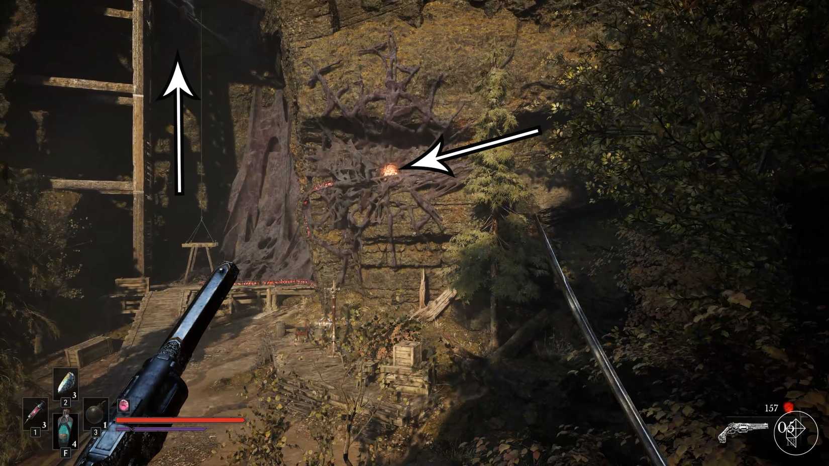 The path to the objective in "An Unheard Farewell" in Valor Mortis.