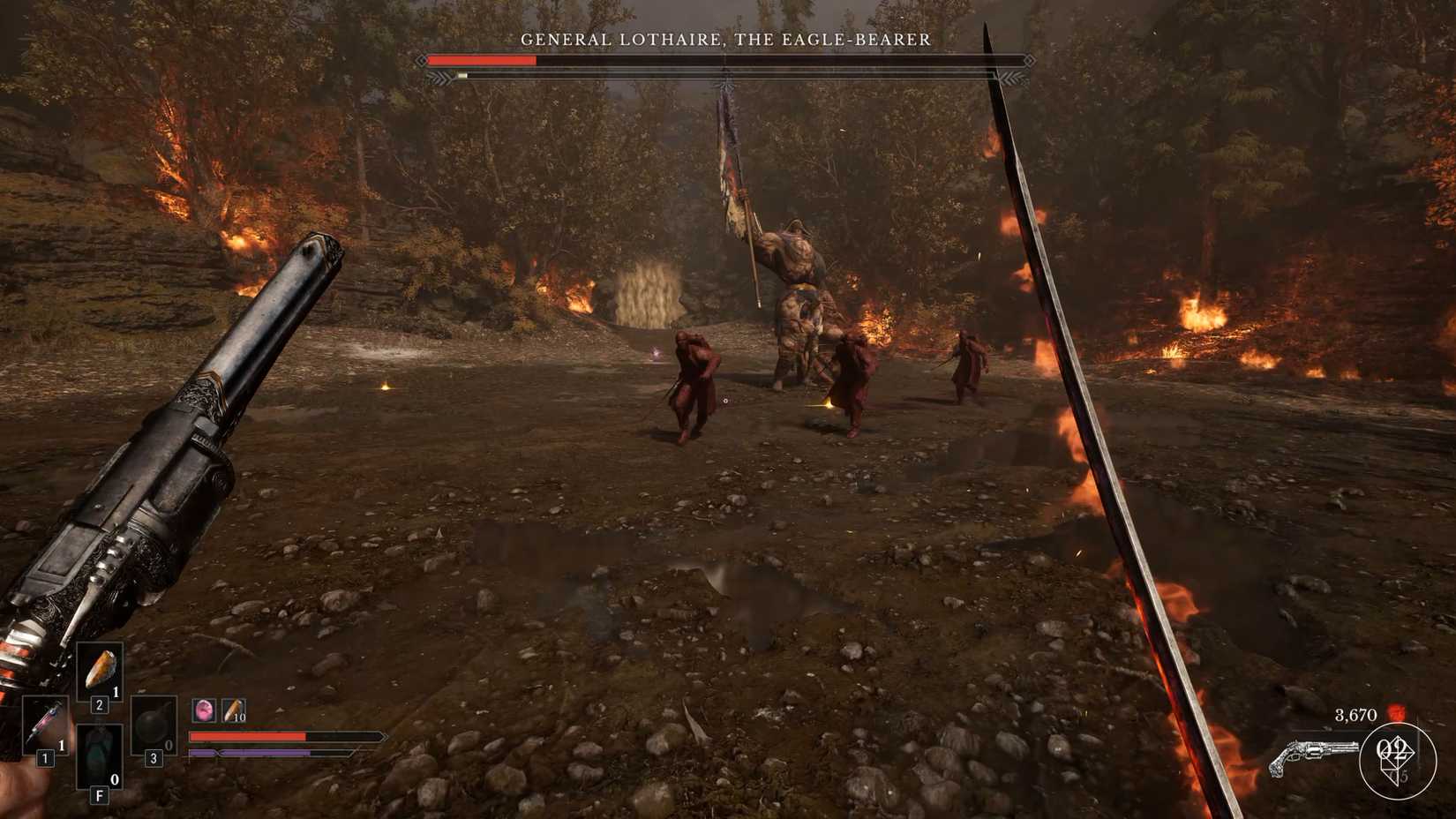 General Lothaire summons minions in Valor Mortis.