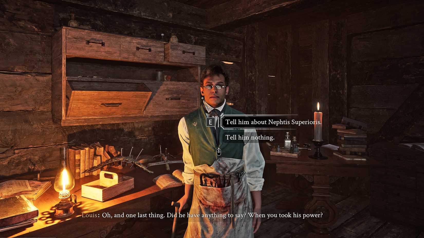 William finds Louis in Valor Mortis.