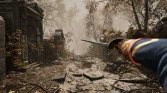 A player wielding the rapier in Valor Mortis.
