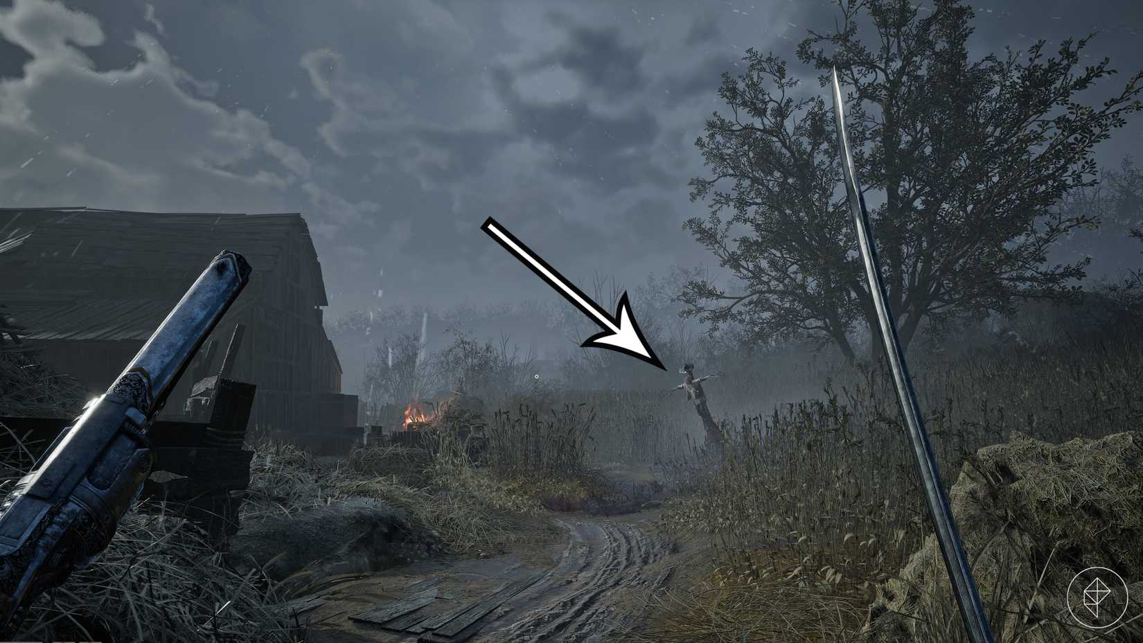 The Scarecrow's location in Valor Mortis.
