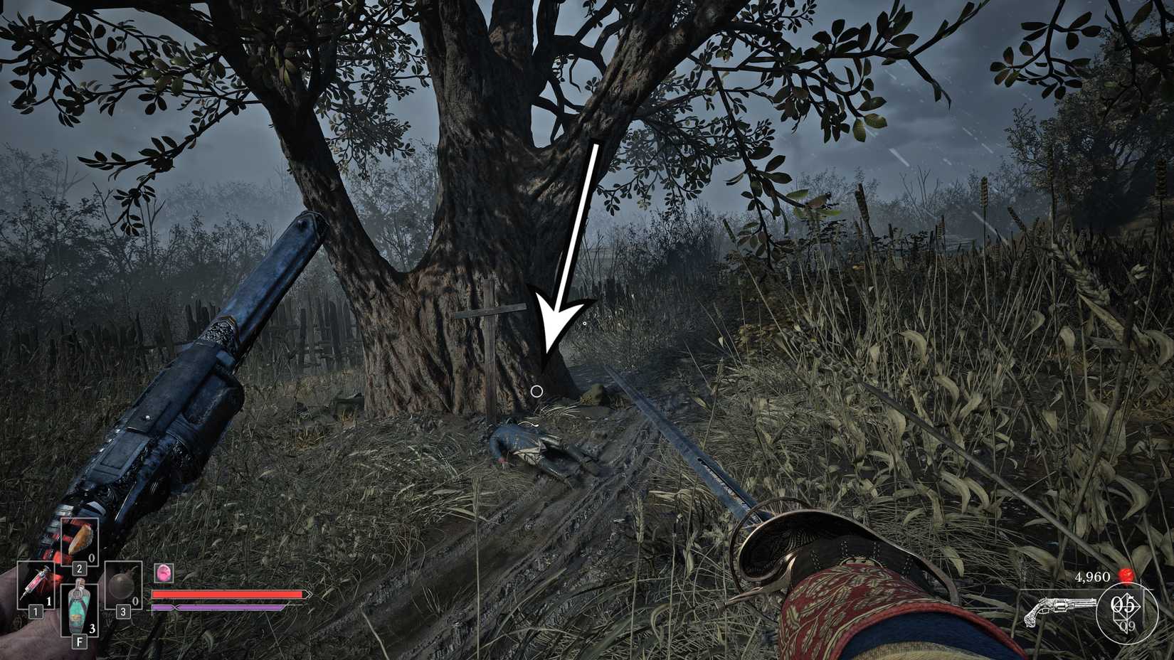 The first item needed to complete "The Scarecrow" in Valor Mortis.