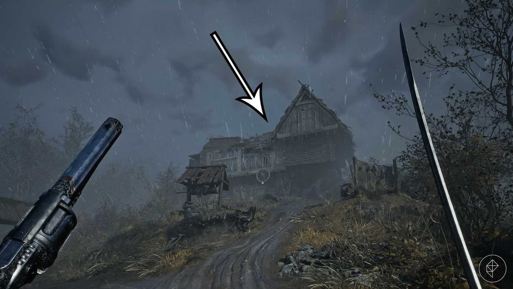 The location of the second item needed to complete "The Scarecrow" in Valor Mortis.