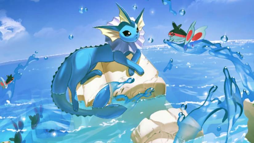 All 8 Eevee Evolutions in Pokémon, Ranked From Worst to Best 22 Vaporeon Pokémon TCG Pocket Screenshot art