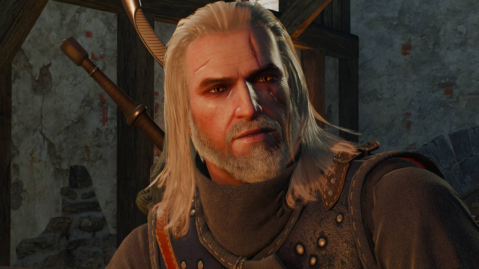 Geralt of Rivia in The Witcher 3: Wild Hunt.