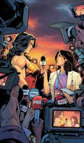 Wonder Womand and Lois Lane facing off