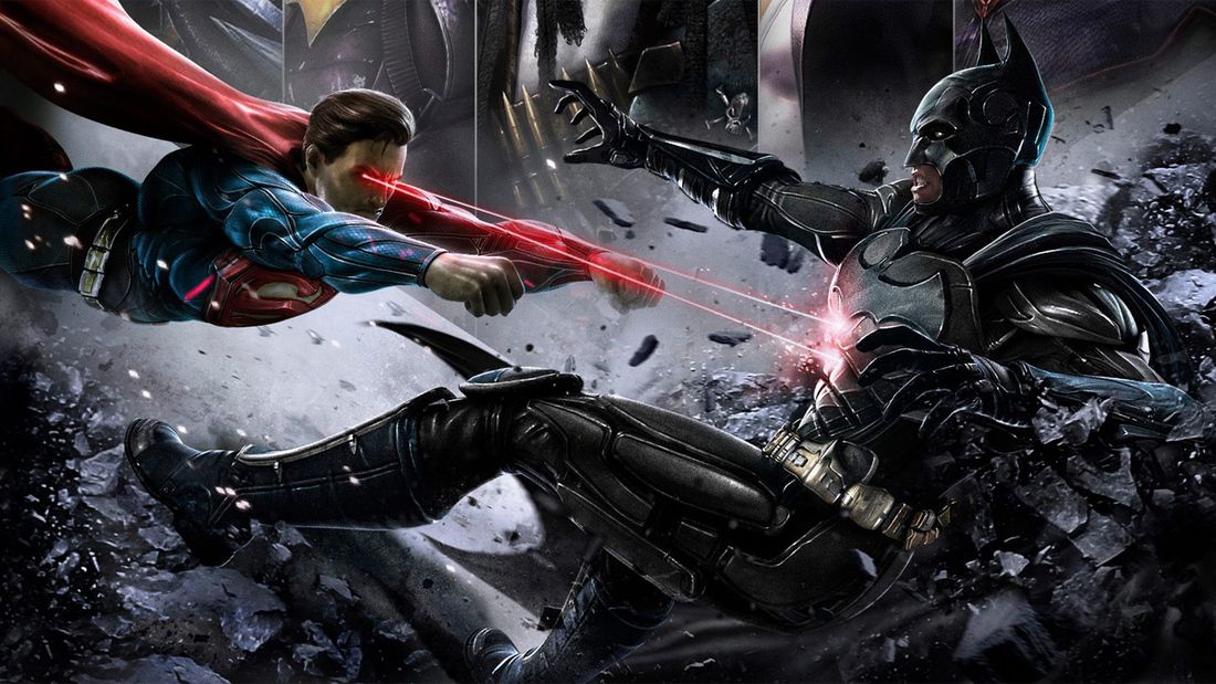 Injustice: Gods Among Us - Superman vs. Batman artwork