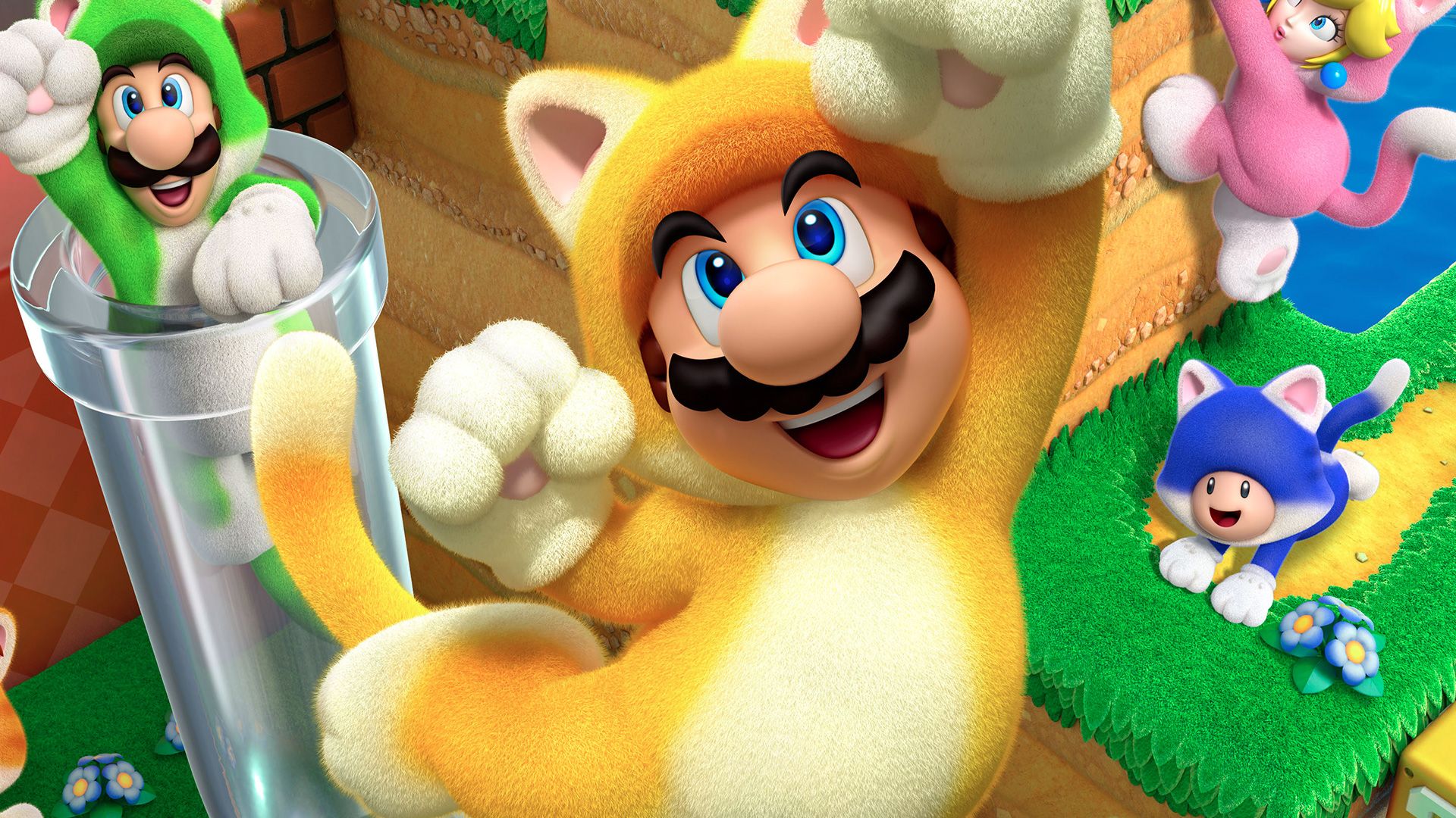 amiibo キャットマリオ キャットピーチ デイジー パイナップルプラント Nintendo Cat Mario Cat Peach Amiibo 2-Pack Super Mario 3D