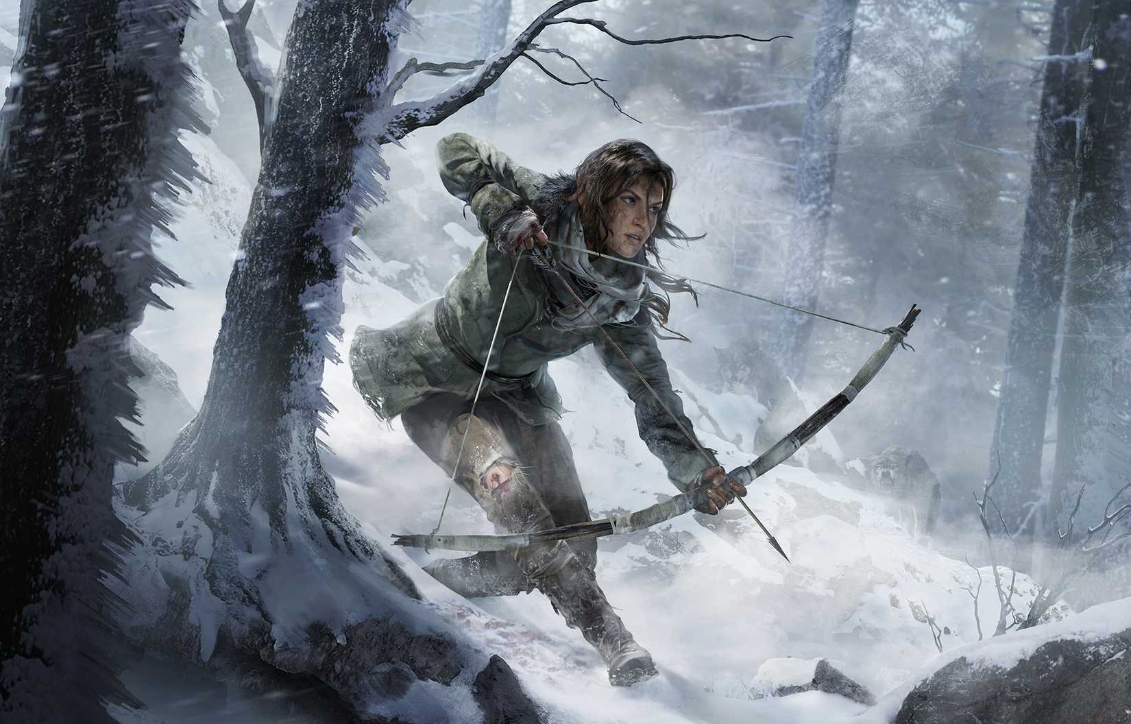 Rise of the Tomb Raider bow art 1920