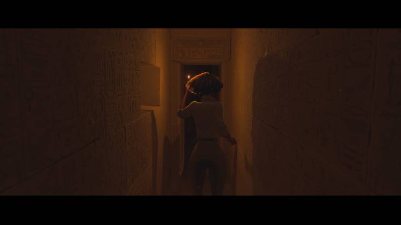 In the Valley of Gods - walking through a corridor
