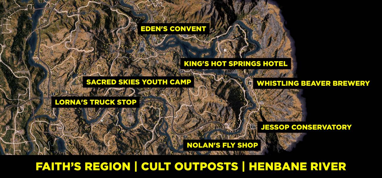 Far Cry 5 silver bar locations and maps