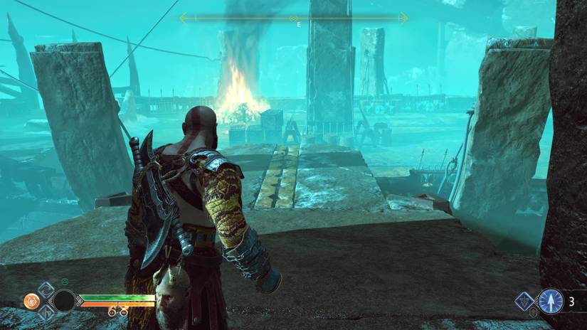 First Gate Helheim God of War Escape from Helheim walkthrough with collectibles and items