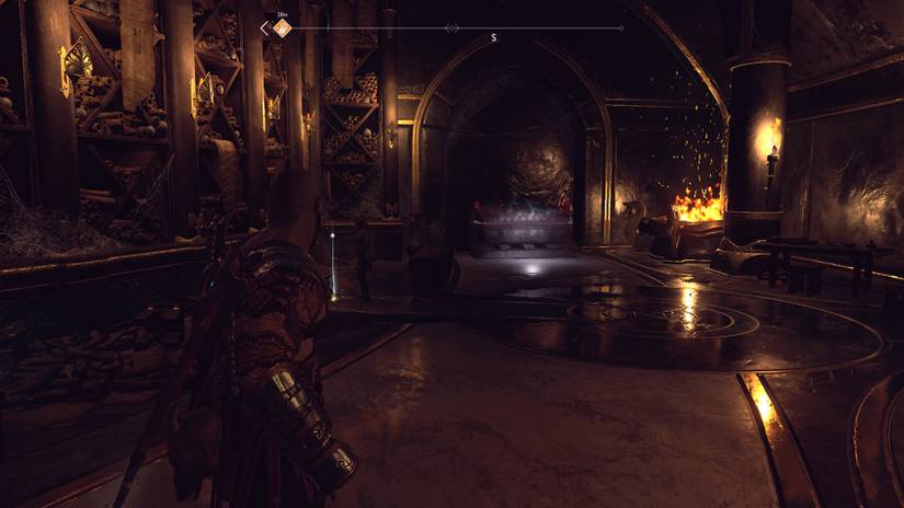 First Gate Helheim God of War Escape from Helheim walkthrough with collectibles and items