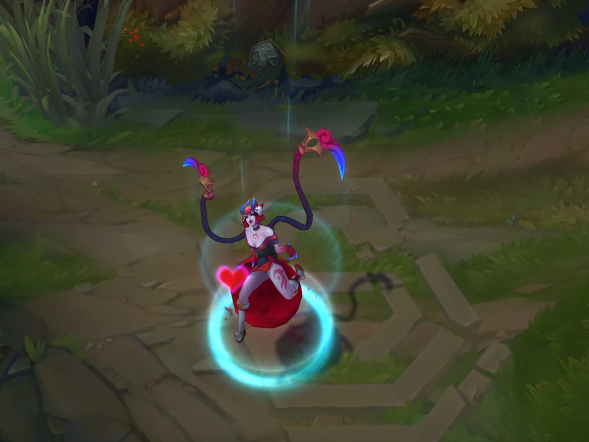 Blood Mood Evelynn is the red demon skin she deserves, image size:1200x900