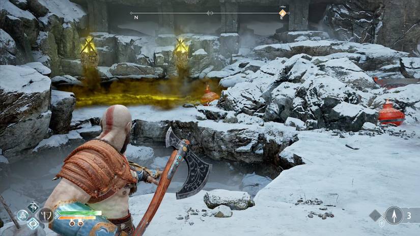 God of War Foothills and Mountain’s Base walkthrough and collectibles