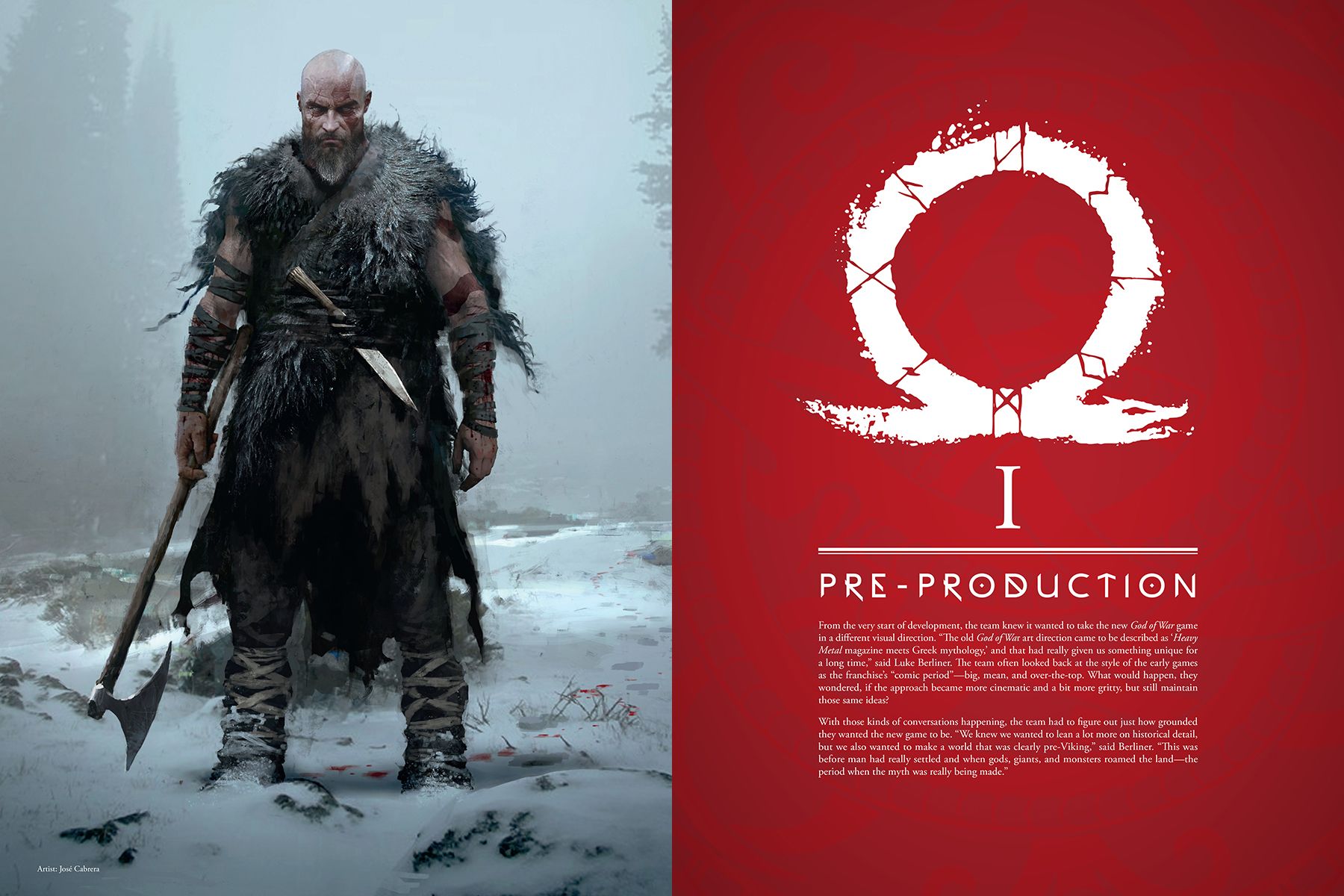God of War goes behind the scenes in The Art of God of War