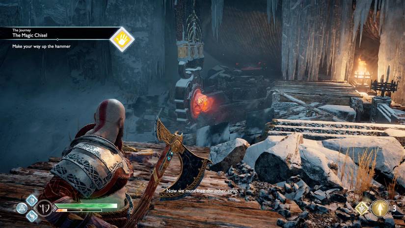 God of War The Magic Chisel walkthrough and collectibles