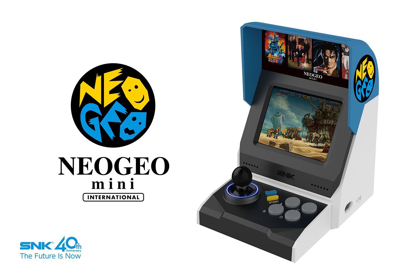 SNK reveals the Neo Geo Mini arcade console