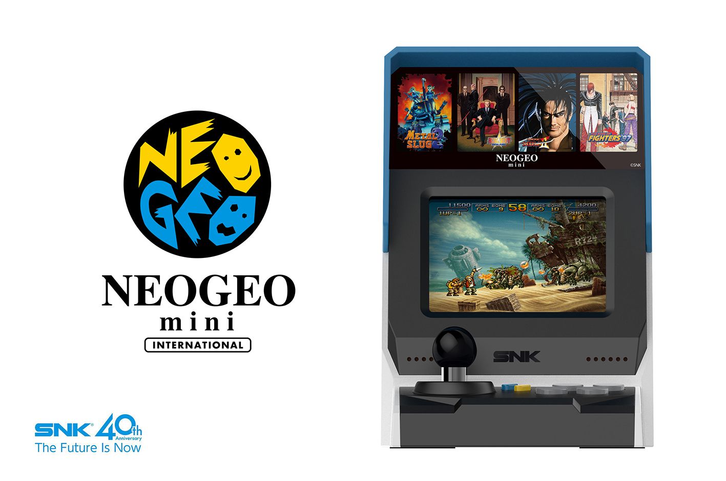 SNK reveals the Neo Geo Mini arcade console