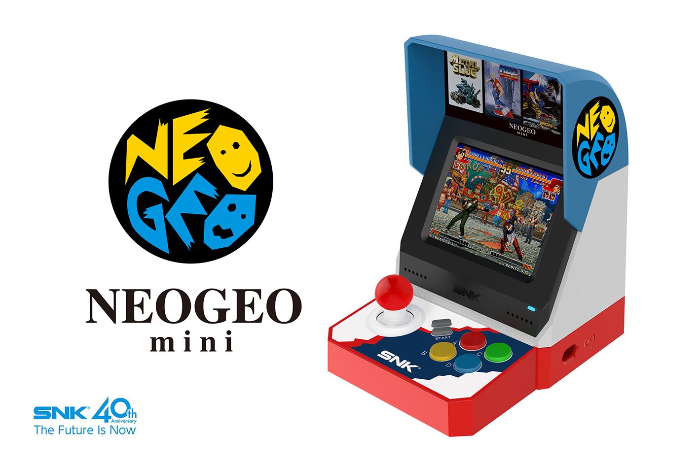 SNK reveals the Neo Geo Mini arcade console