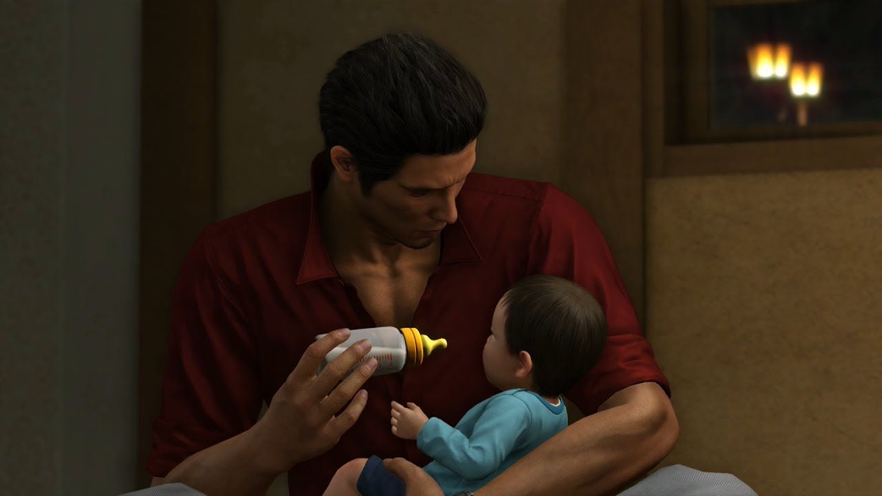 kiryu with haruto in yakuza 6