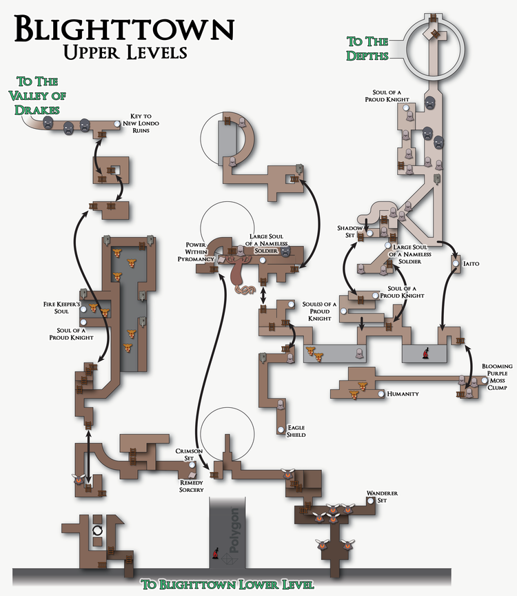 Dark Souls Remastered guide: Blighttown map