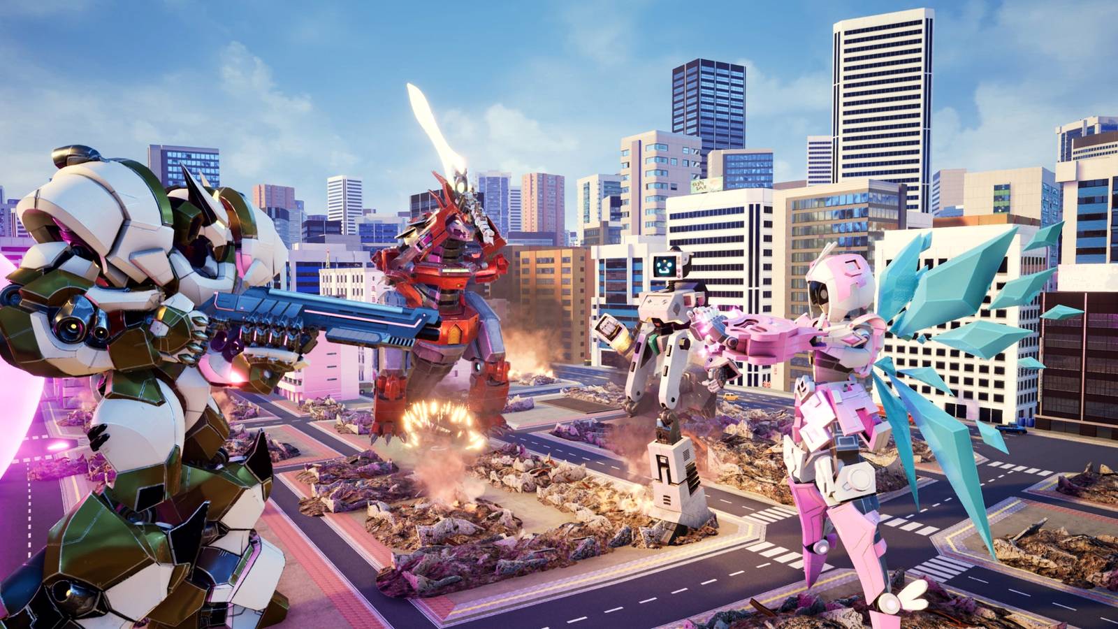 Mech fighting game Override looks ridiculously fun