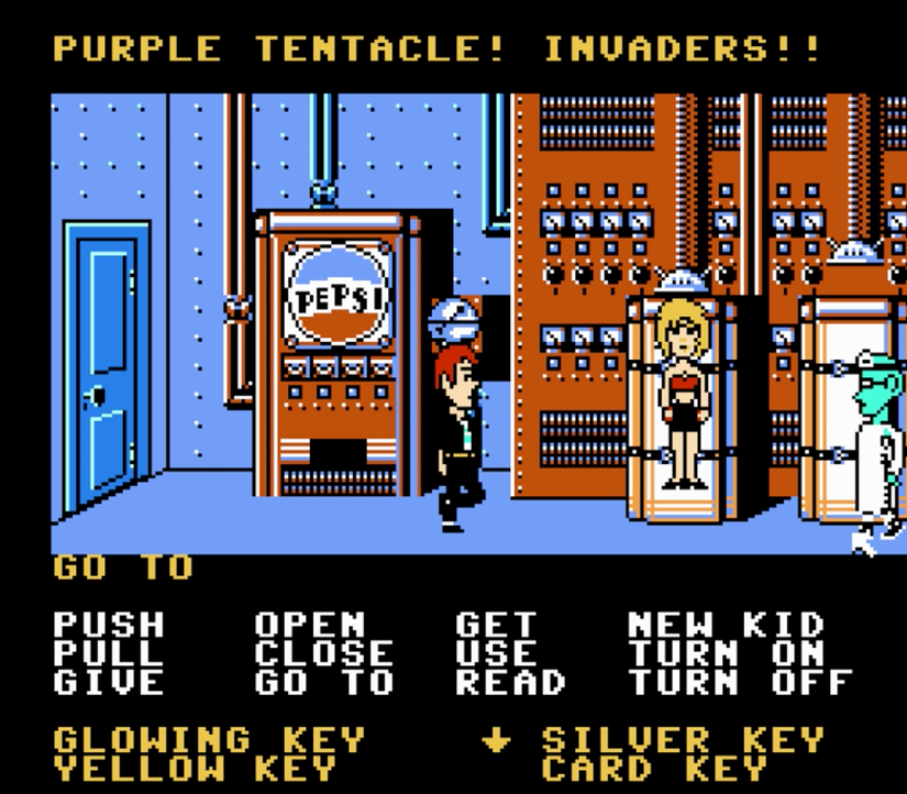 Maniac Mansion gameplay screenshot