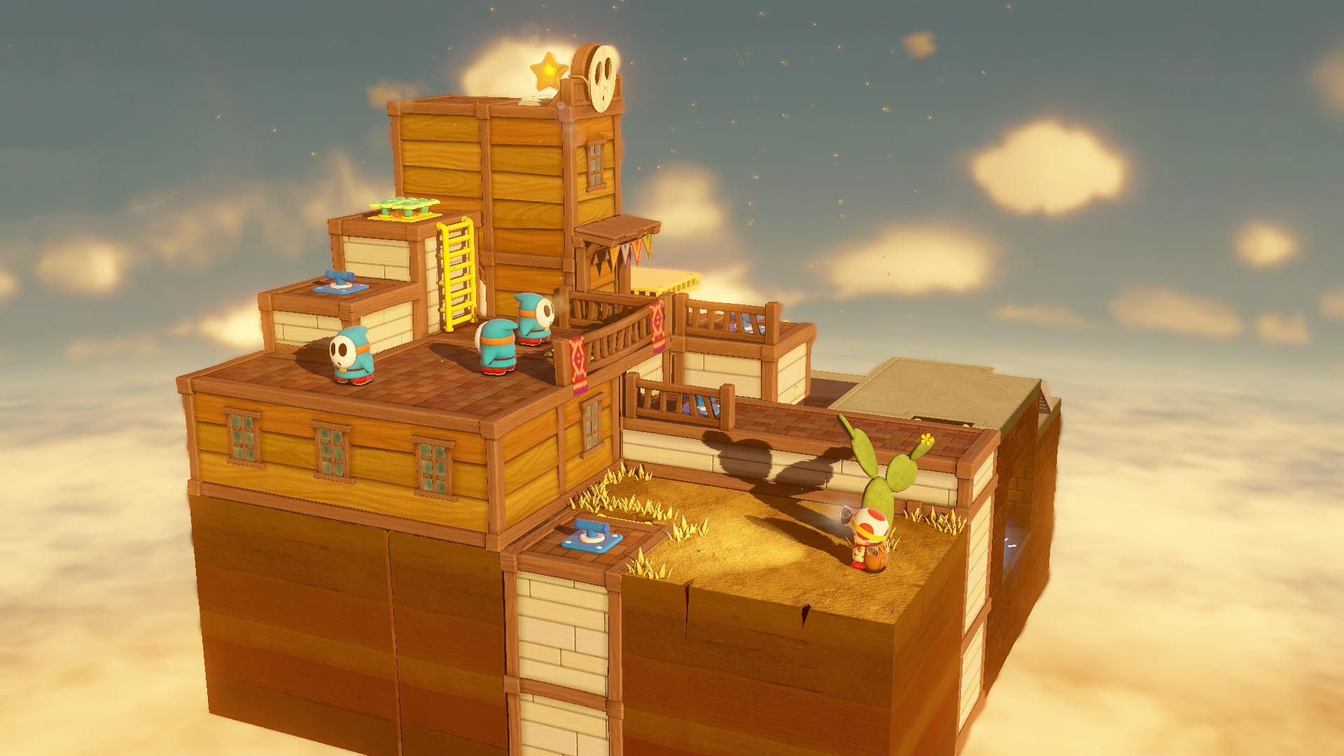 Captain Toad: Treasure Tracker 'Pop-Up Prairie Town' Super Gems